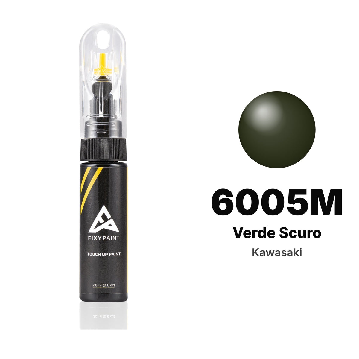 Kawasaki 6005M Verde Scuro touch-up paint, Basic kit