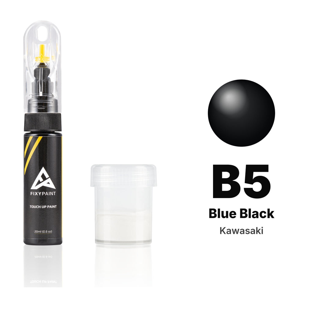 Touch-up paint for Kawasaki B5 Blue Black, Standard kit