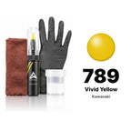 Touch-up paint for Kawasaki 789 Vivid Yellow, Complete kit