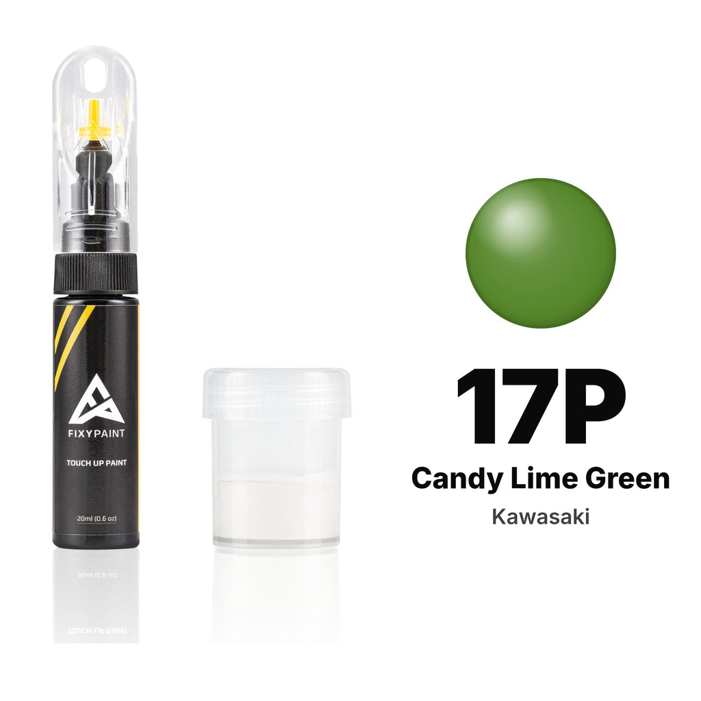 Touch-up paint for Kawasaki 17P Candy Lime Green, Standard kit