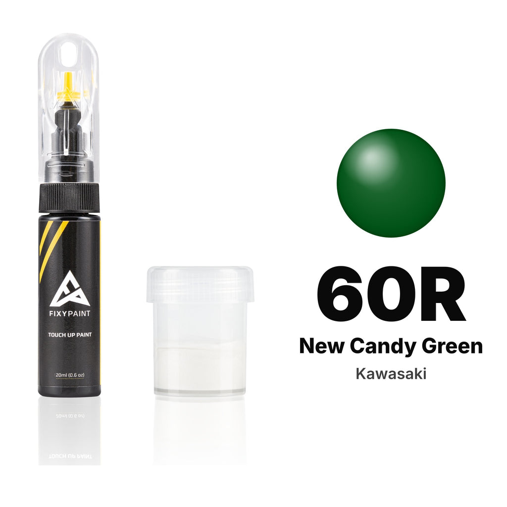 Touch-up paint for Kawasaki 60R New Candy Green, Standard kit