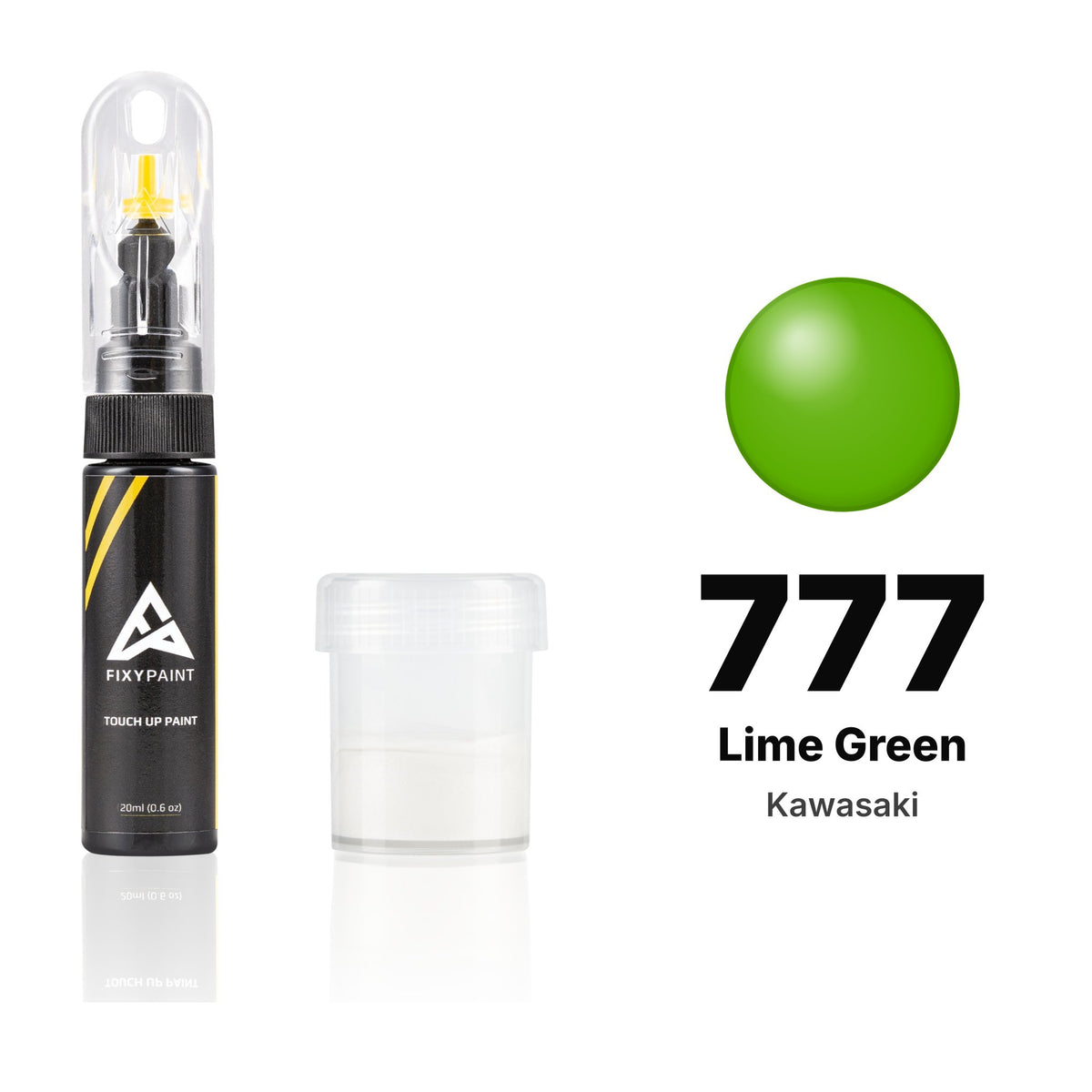Touch-up paint for Kawasaki 777 Lime Green, Standard kit