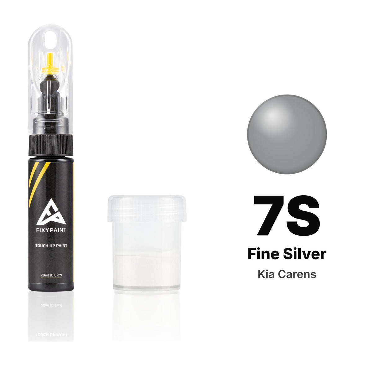 Touch-up paint for Kia Carens 7S Fine Silver, Standard kit