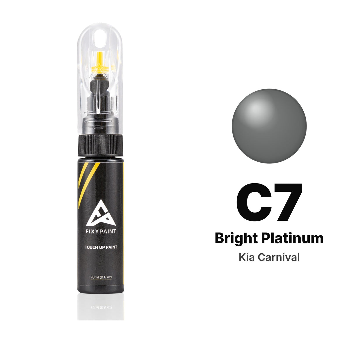 Touch-up paint for Kia Carnival C7 Bright Platinum, Basic kit
