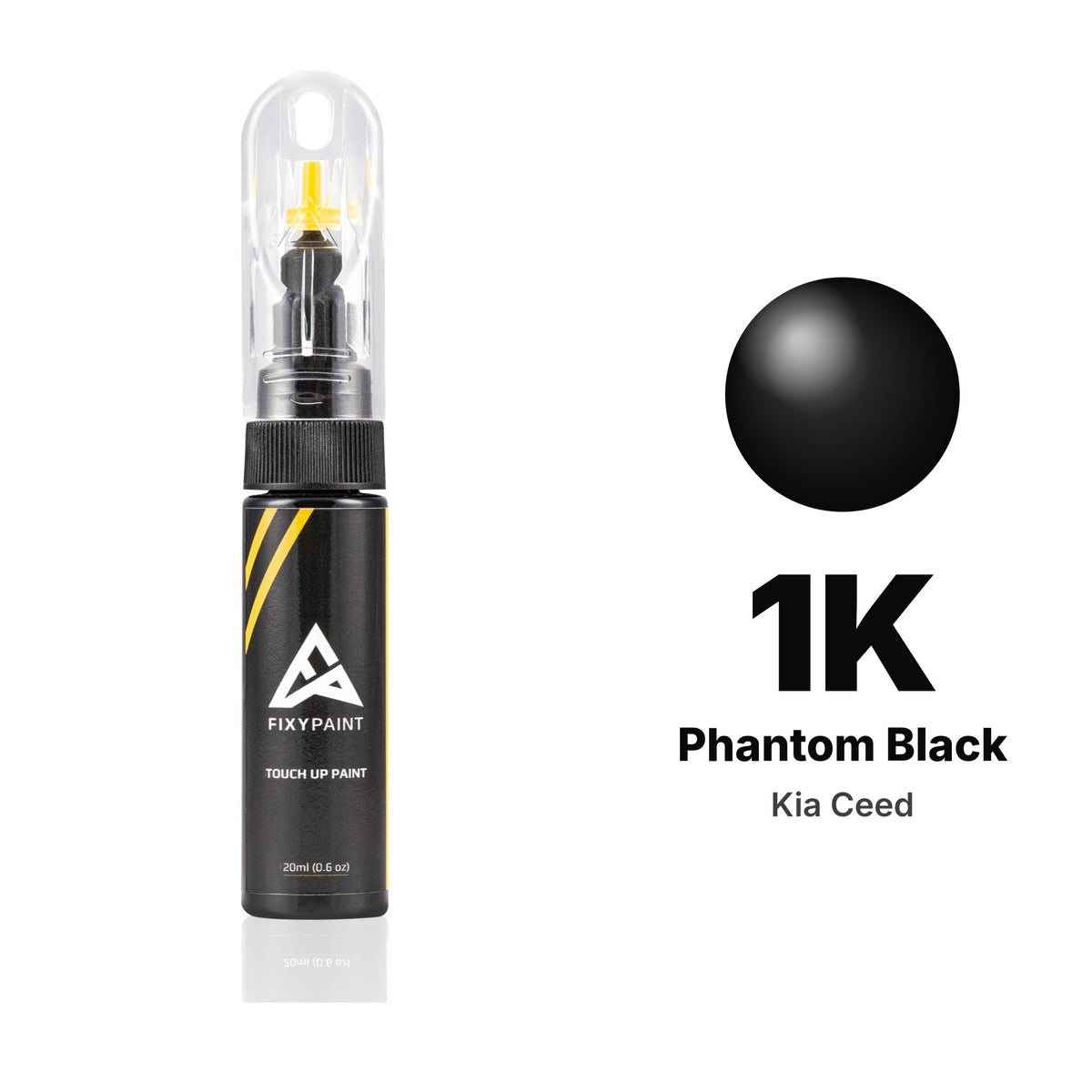 Kia Ceed 1K Phantom Black touch-up paint, Basic kit