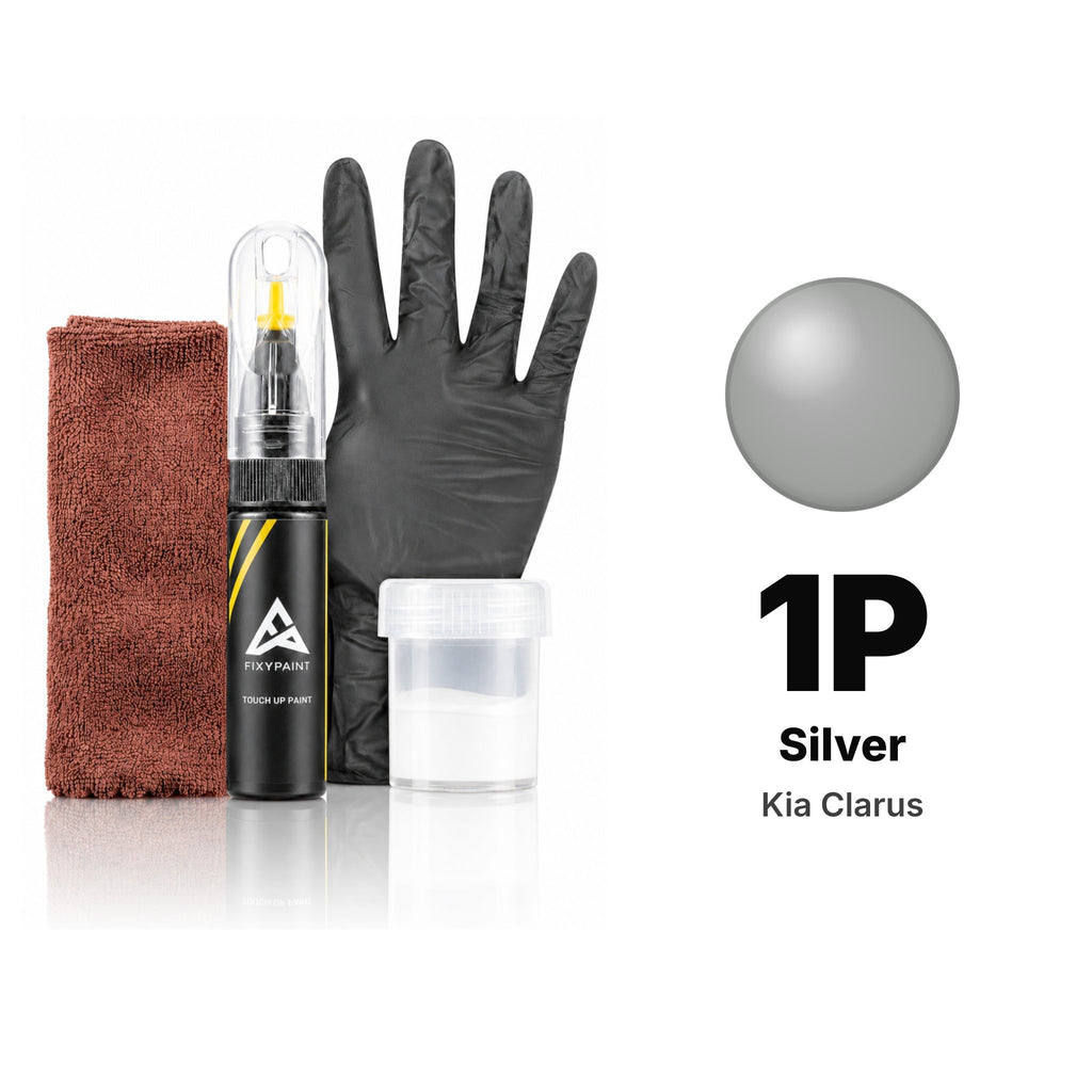Touch-up paint for Kia Clarus 1P Silver, Complete kit