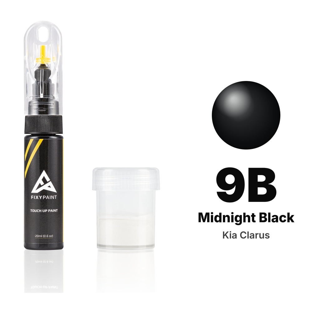 Touch-up paint for Kia Clarus 9B Midnight Black, Standard kit