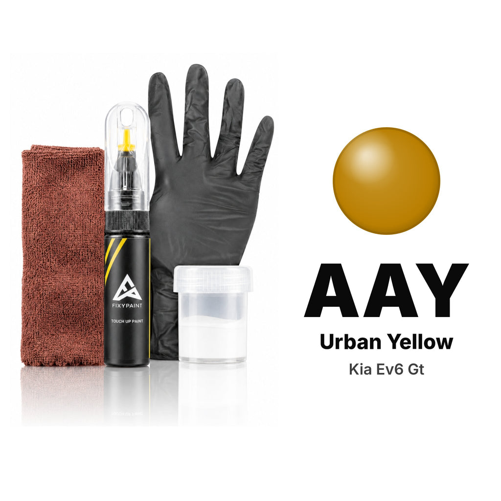 Touch-up paint for Kia EV6 GT AAY Urban Yellow, Complete kit