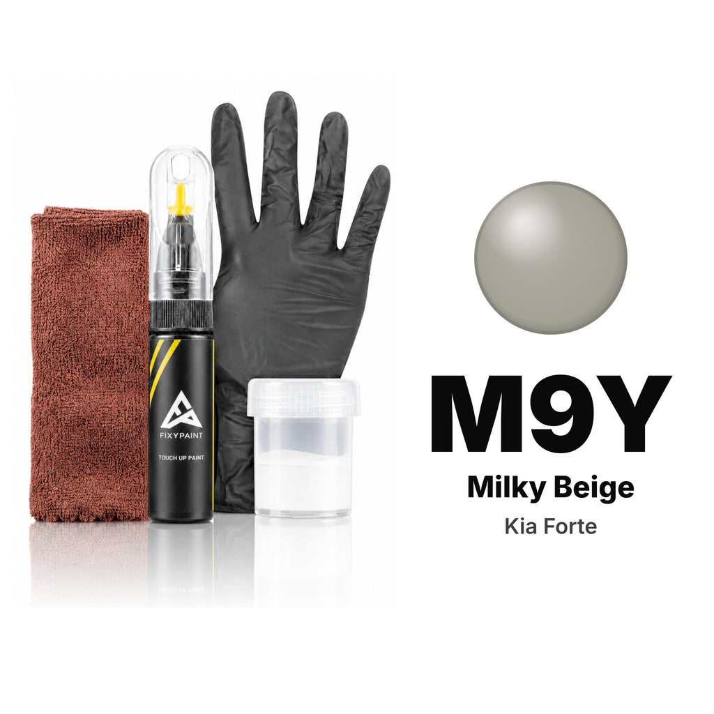 Touch-up paint for Kia Forte M9Y Milky Beige, Complete kit