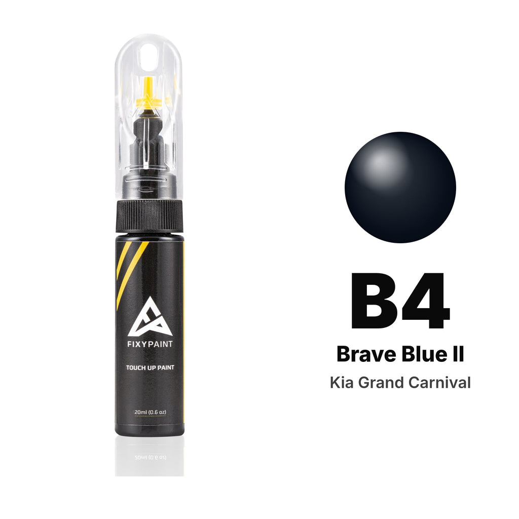 Lackstift für Kia Grand Carnival – B4 Brave Blue II (2000–2004), Set Basis