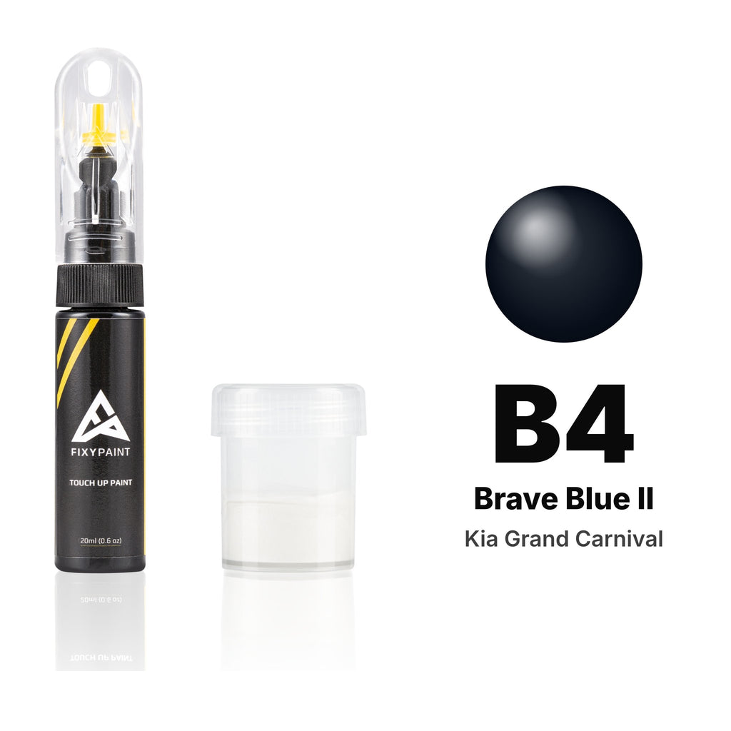 Lackstift für Kia Grand Carnival – B4 Brave Blue II (2000–2004), Set Standard