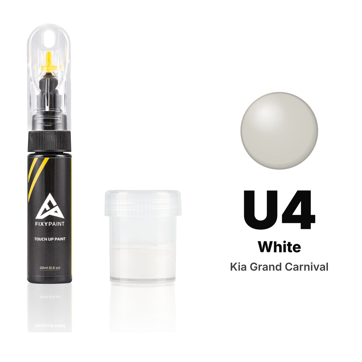 Touch-up paint for Kia Grand Carnival U4 White, Standard kit