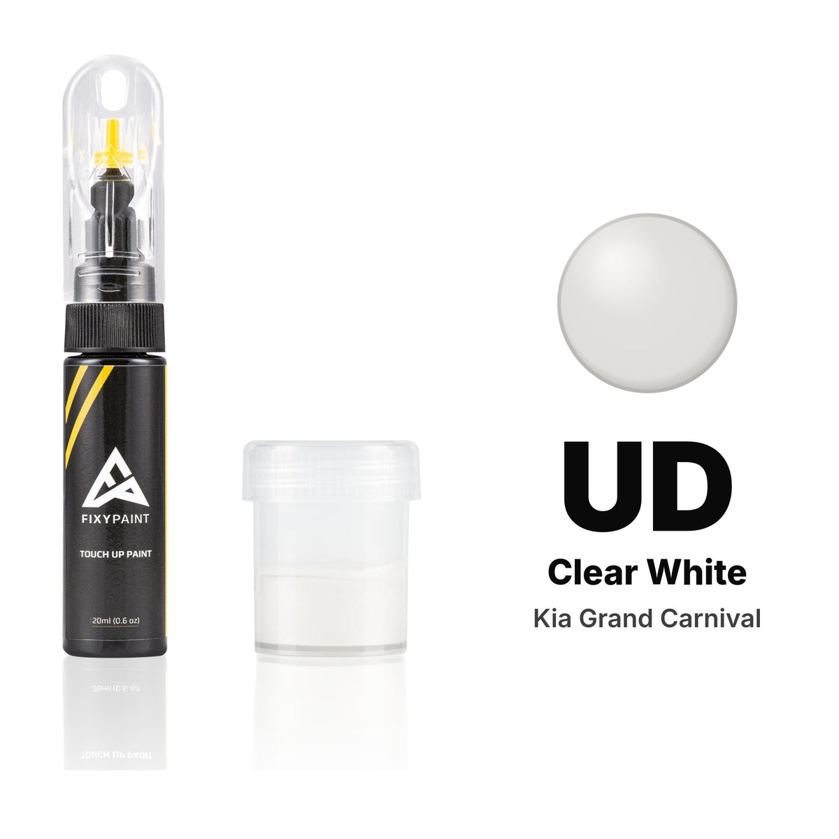 Touch-up paint for Kia Grand Carnival UD Clear White, Standard kit