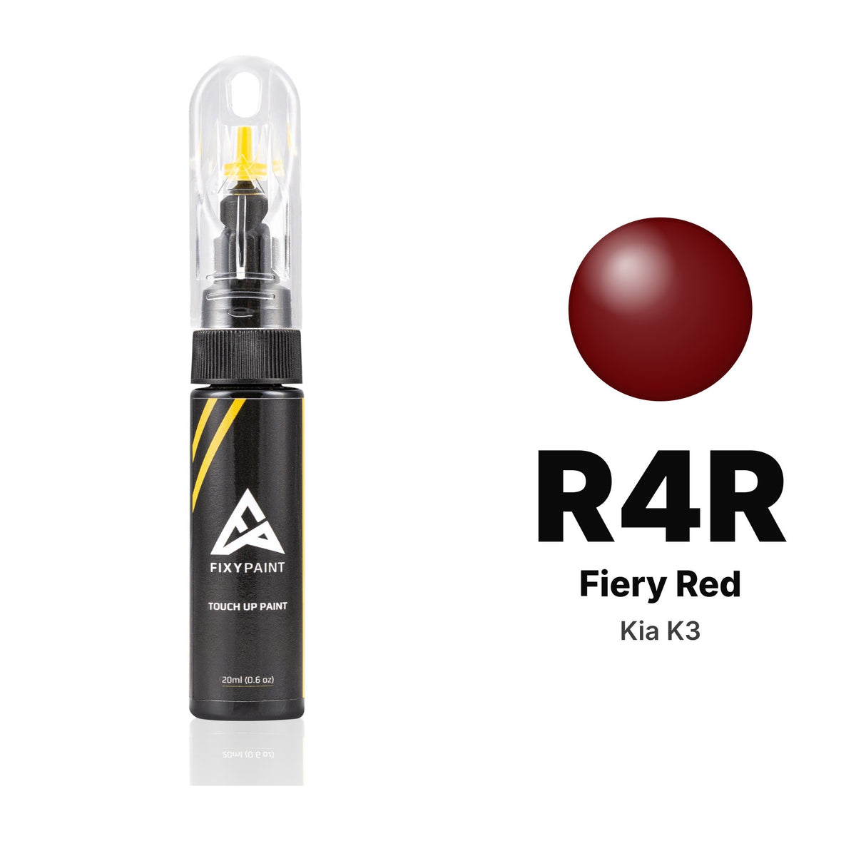 Peinture de retouche pour Kia K3 – R4R Fiery Red (depuis 2024), kit Basique