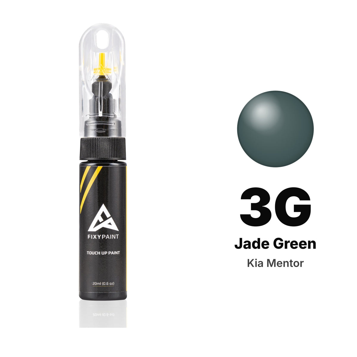 Kia Mentor 3G Jade Green touch-up paint, Basic kit