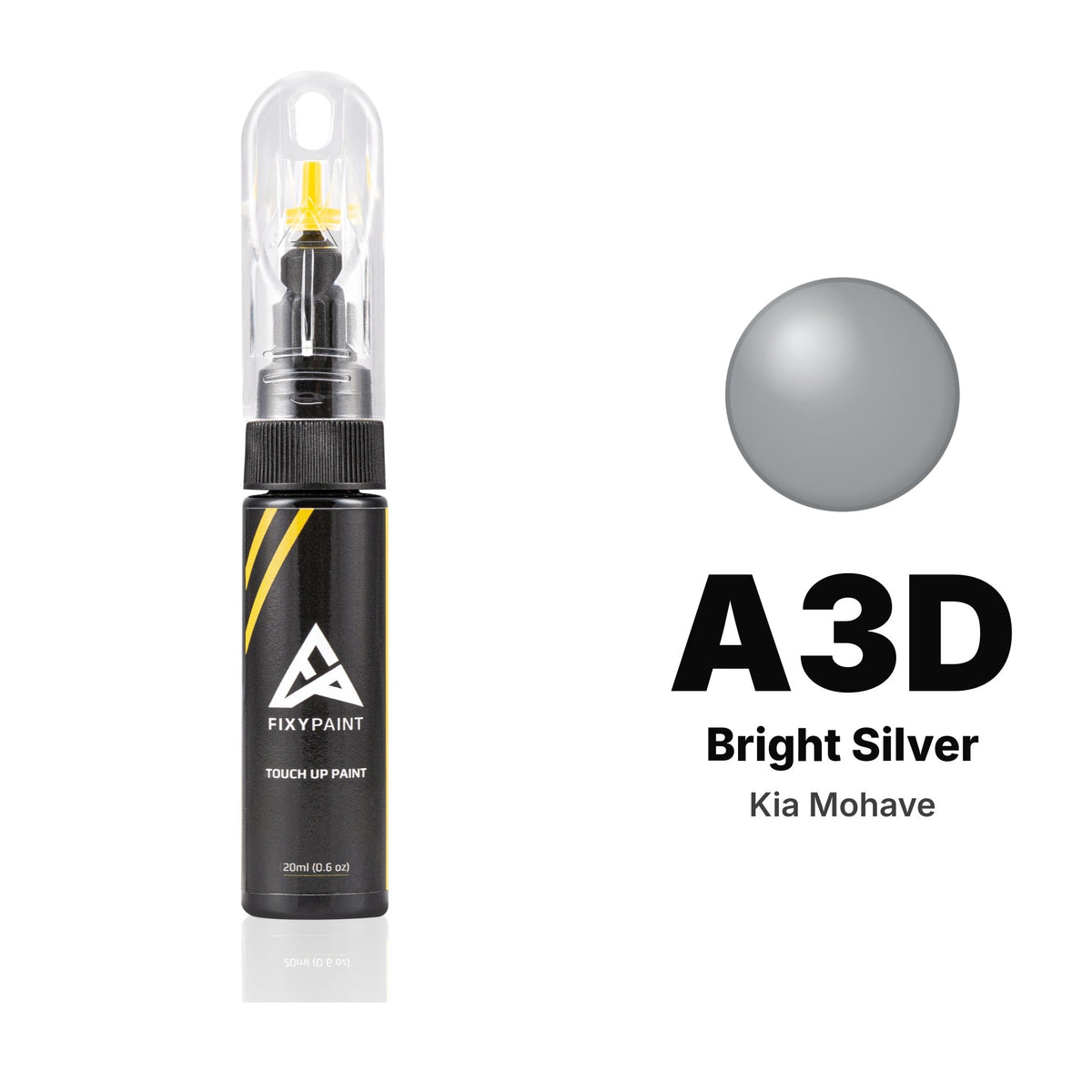 Kia Mohave A3D Bright Silver touch-up paint, Basic kit