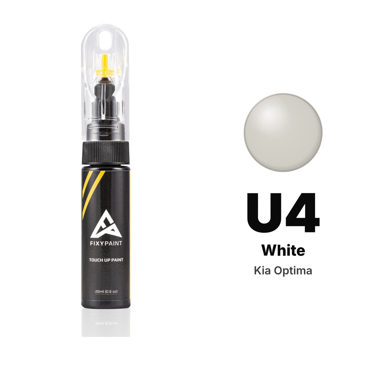Kia Optima U4 White touch-up paint, Basic kit