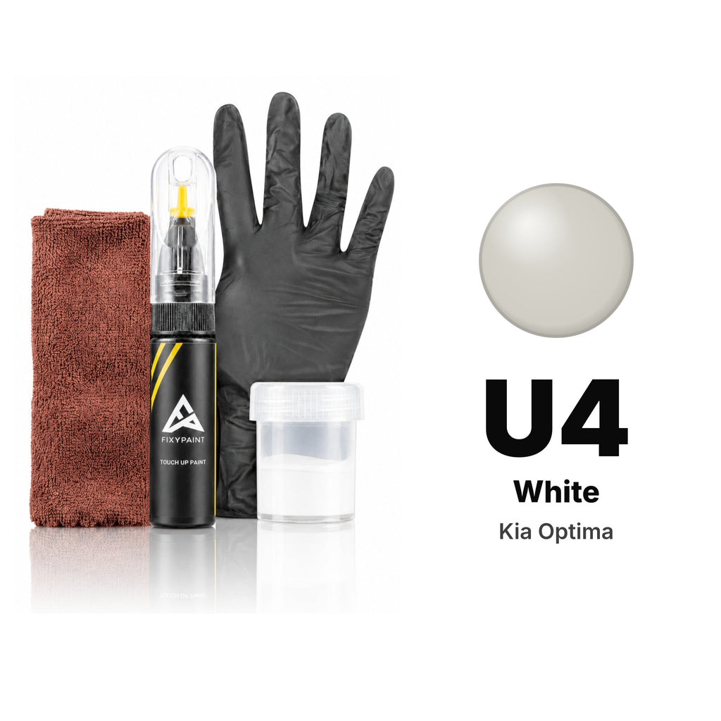 Touch-up paint for Kia Optima U4 White, Complete kit