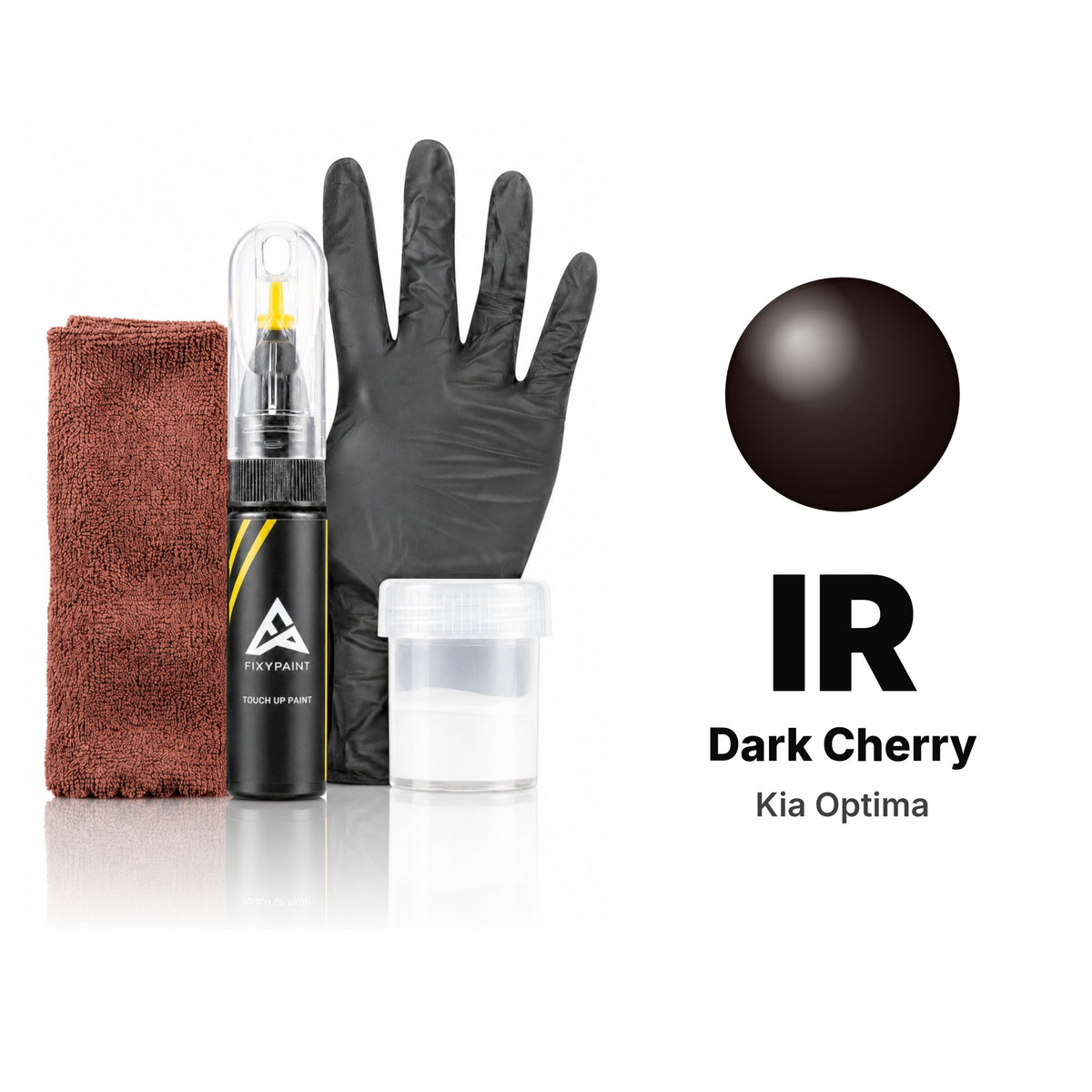 Touch-up paint for Kia Optima IR Dark Cherry, Complete kit