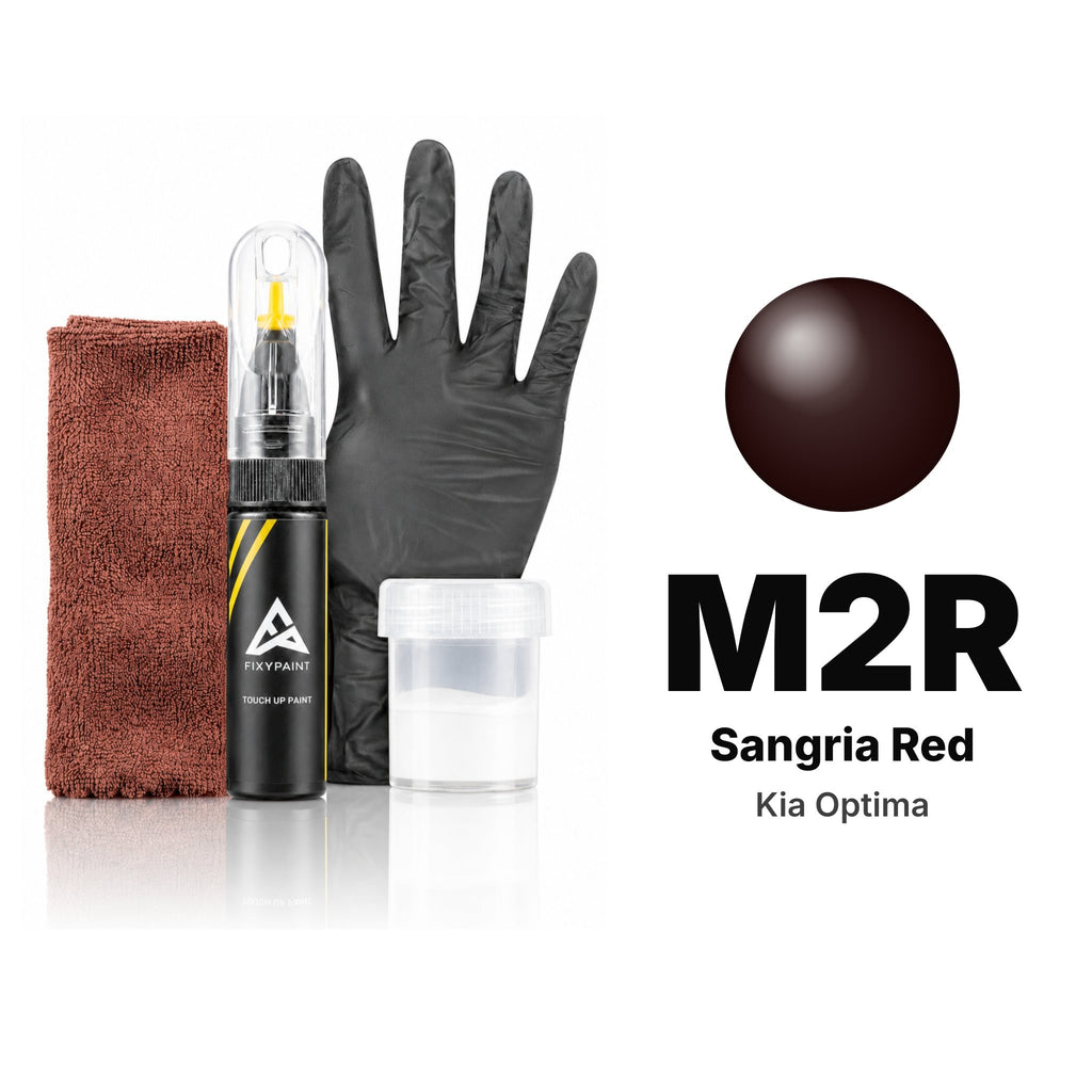 Touch-up paint for Kia Optima M2R Sangria Red, Complete kit