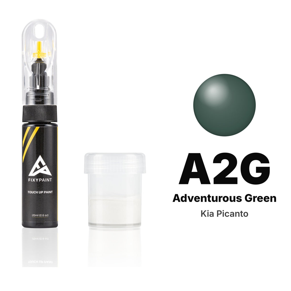 Touch-up paint for Kia Picanto A2G Adventurous Green, Standard kit