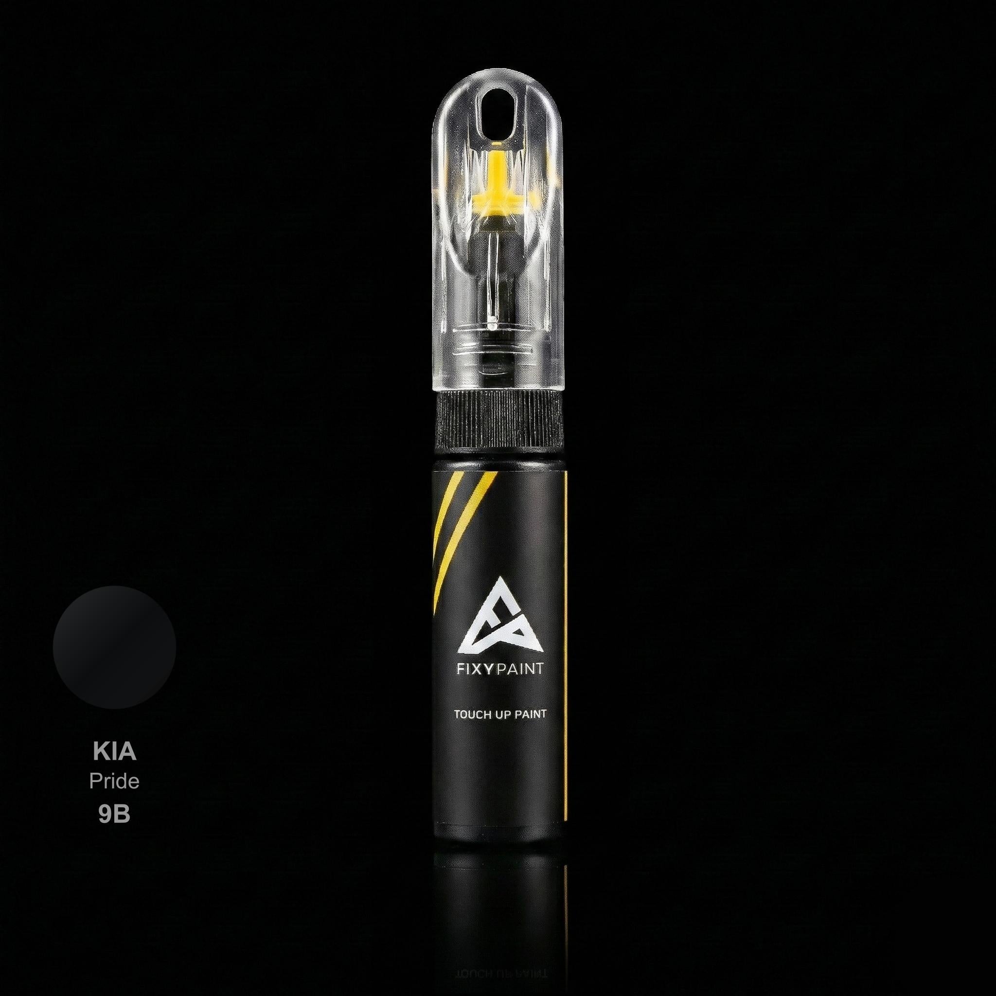 Kia Pride touch up paint kit - MIDNIGHT BLACK 9B scratch repair