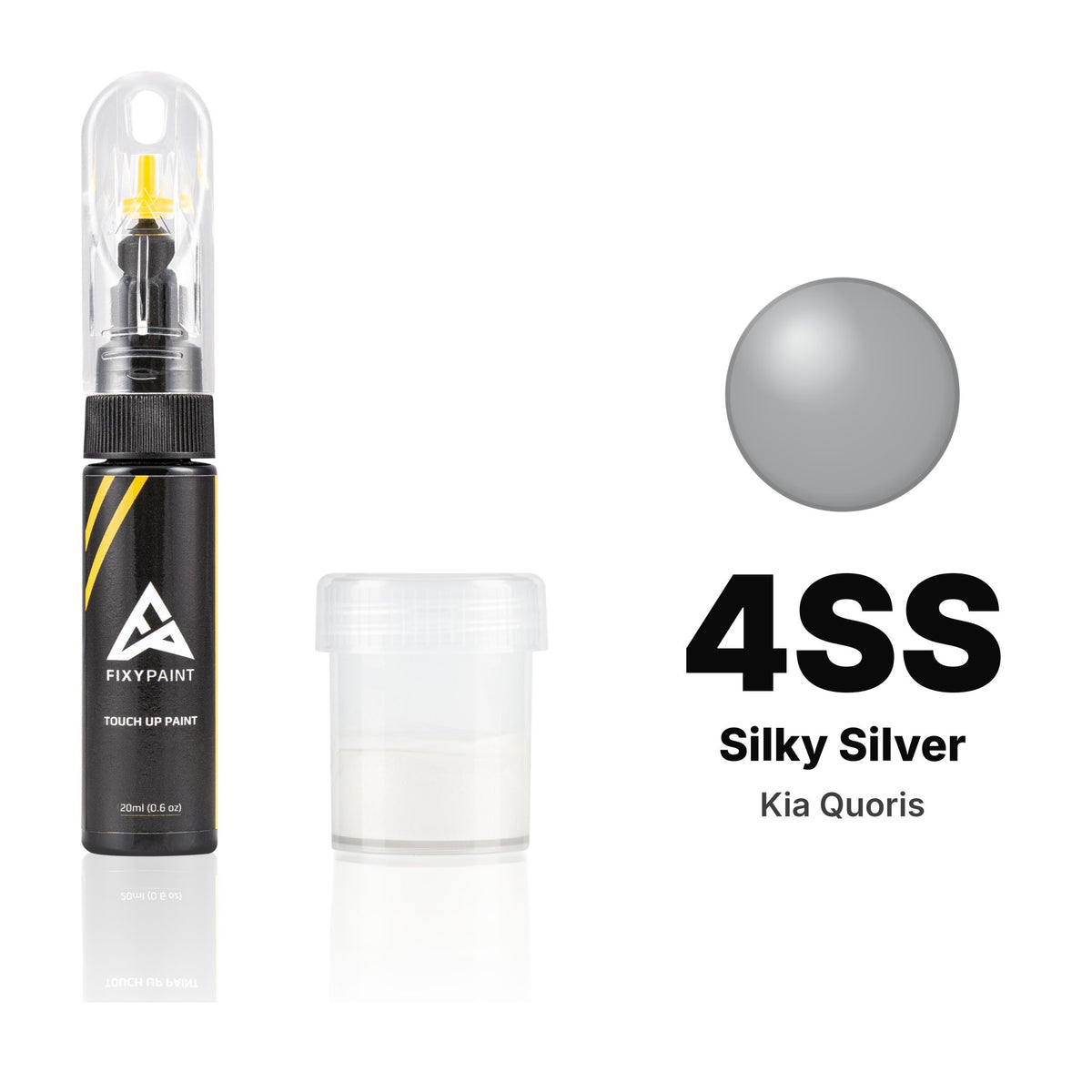 Lackstift für Kia Quoris – 4SS Silky Silver (2017), Set Standard