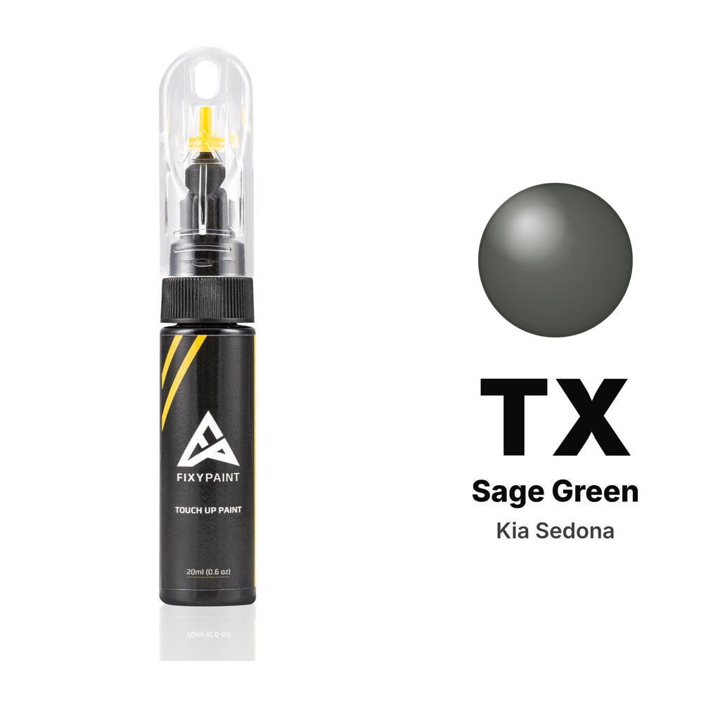 Pintura de retoque para Kia Sedona – TX Sage Green (2003–2004), kit Básico