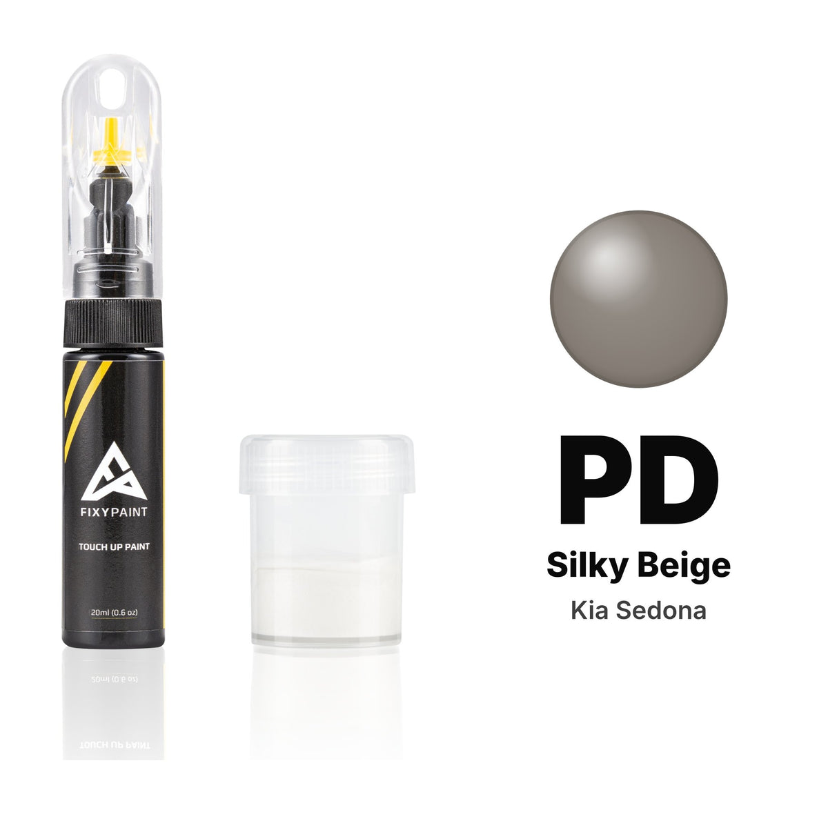 Pintura de retoque para Kia Sedona – PD Silky Beige (2004), kit Estándar