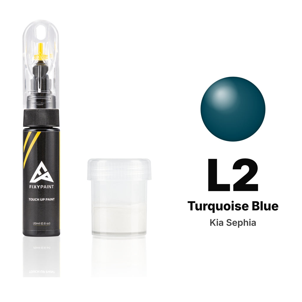 Touch-up paint for Kia Sephia L2 Turquoise Blue, Standard kit