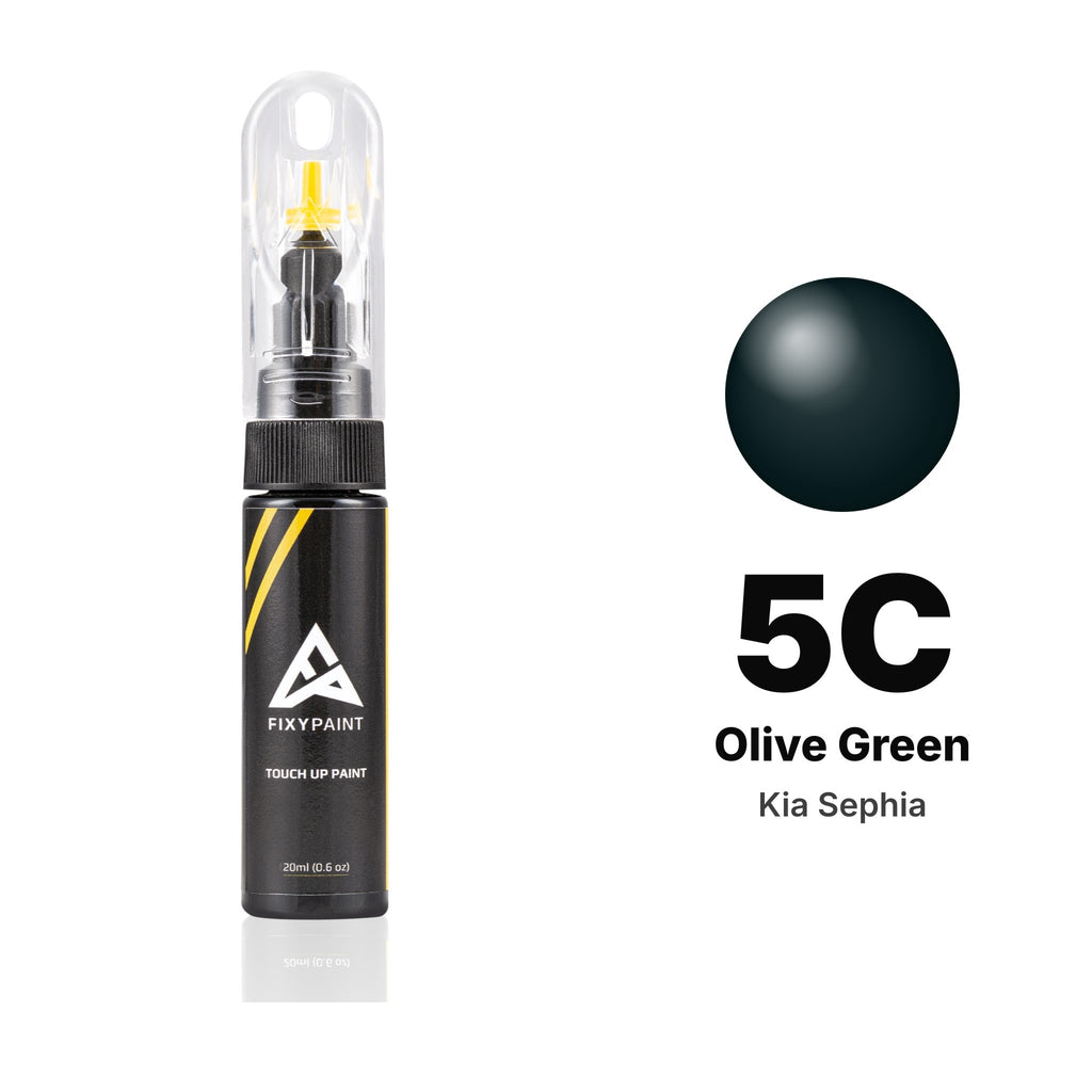 Touch-up paint for Kia Sephia 5C Olive Green, Basic kit