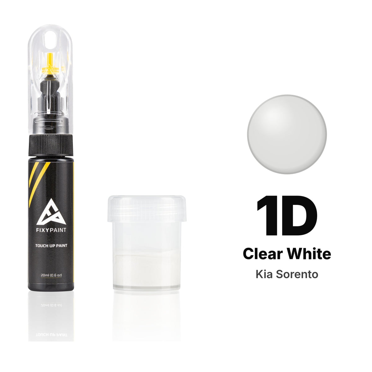Touch-up paint for Kia Sorento 1D Clear White, Standard kit