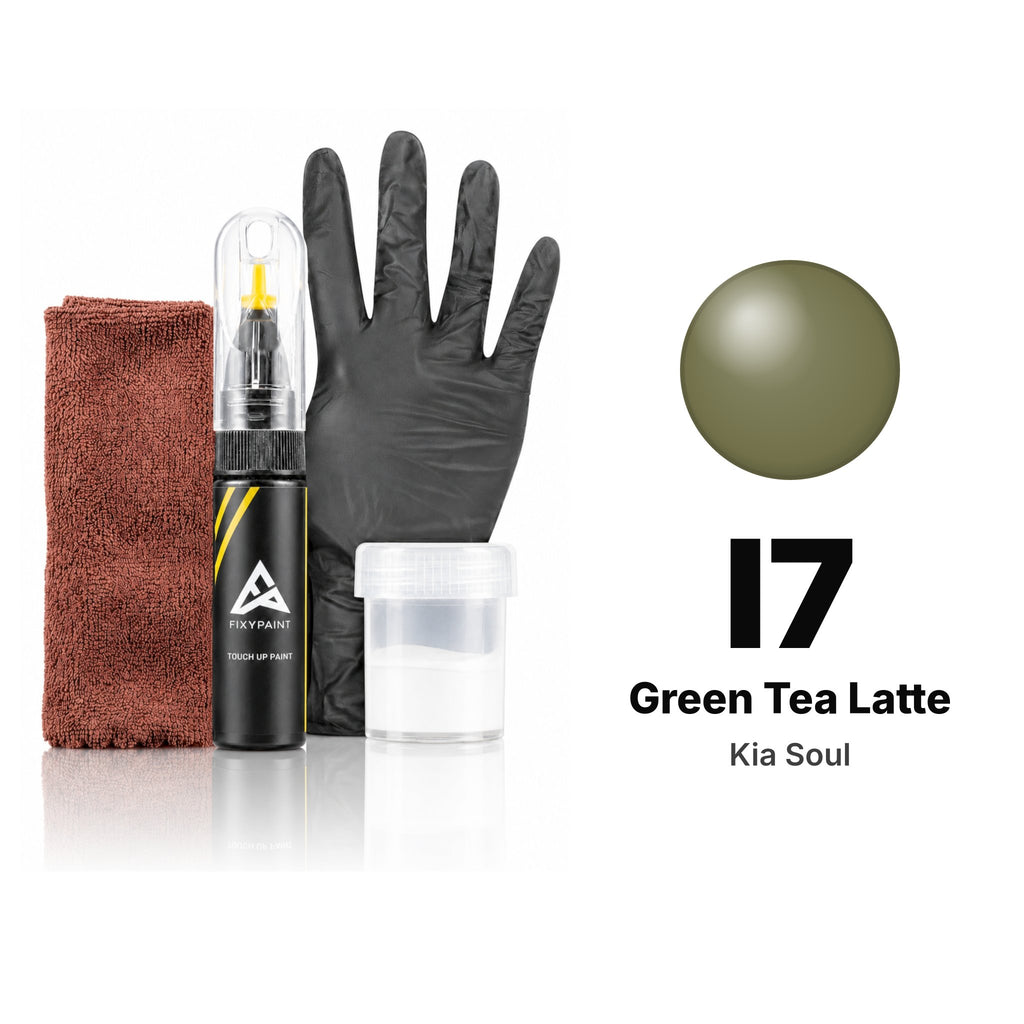 Touch-up paint for Kia Soul I7 Green Tea Latte, Complete kit