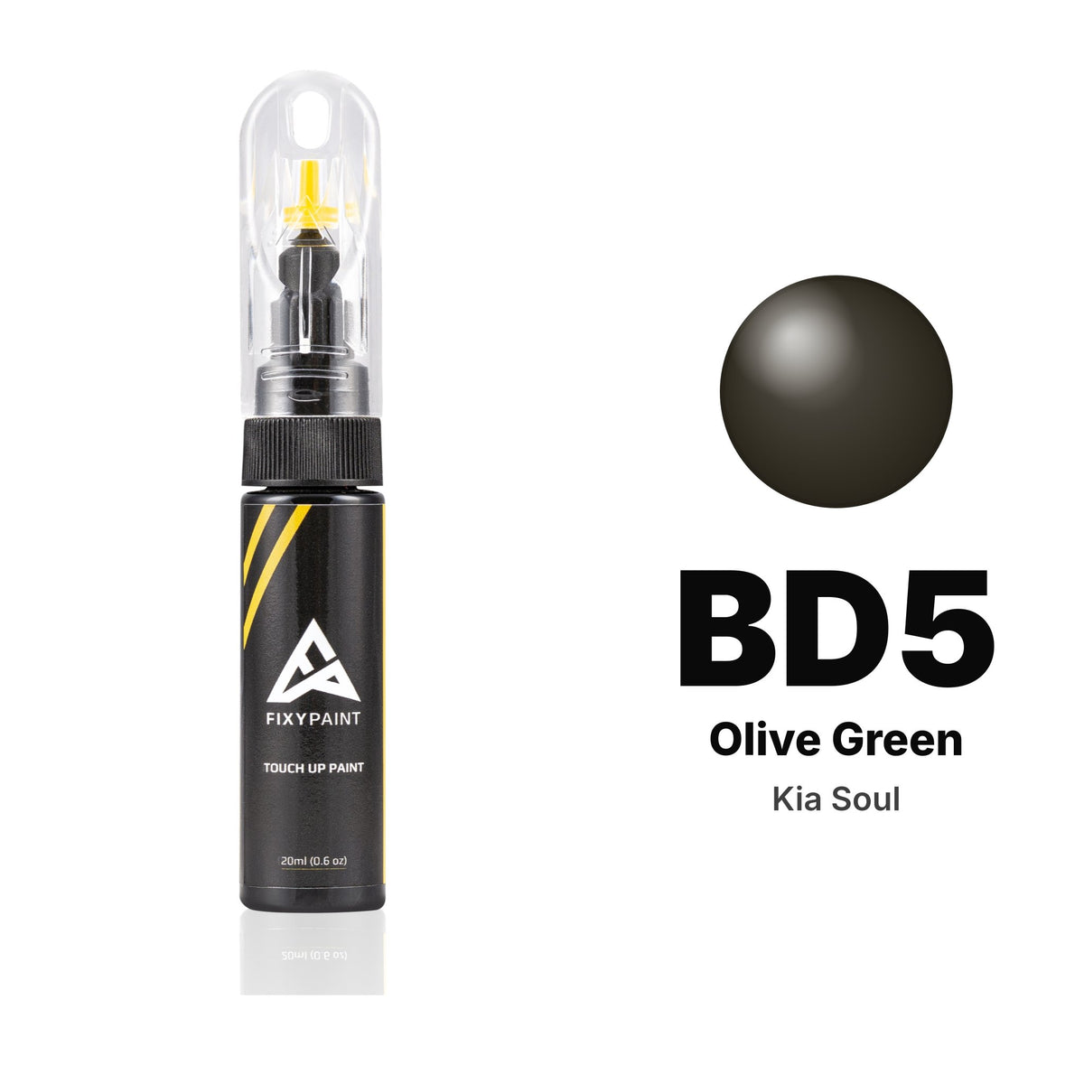 Kia Soul BD5 Olive Green touch-up paint, Basic kit