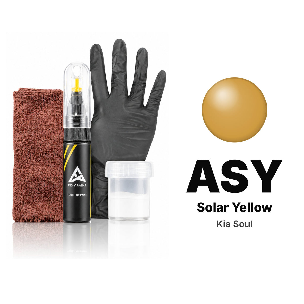 Vernice ritocco per Kia Soul – ASY Solar Yellow (2020), kit Completo