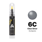Touch-up paint for Kia Spectra 6C Clear Silver, Basic kit