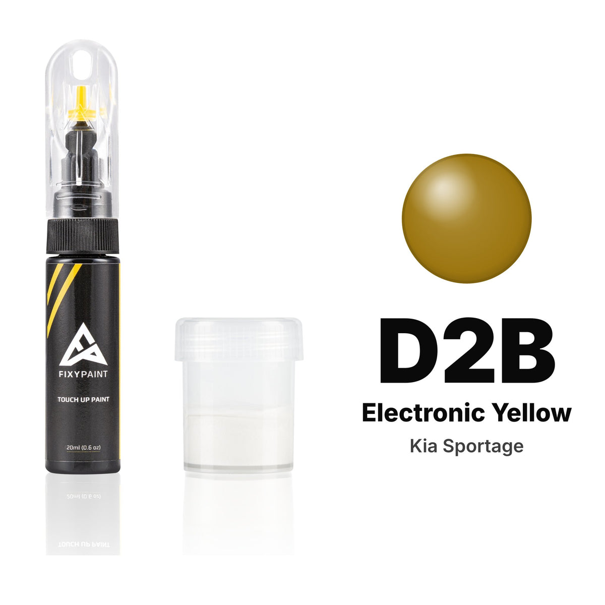 Touch-up paint for Kia Sportage D2B Electronic Yellow, Standard kit