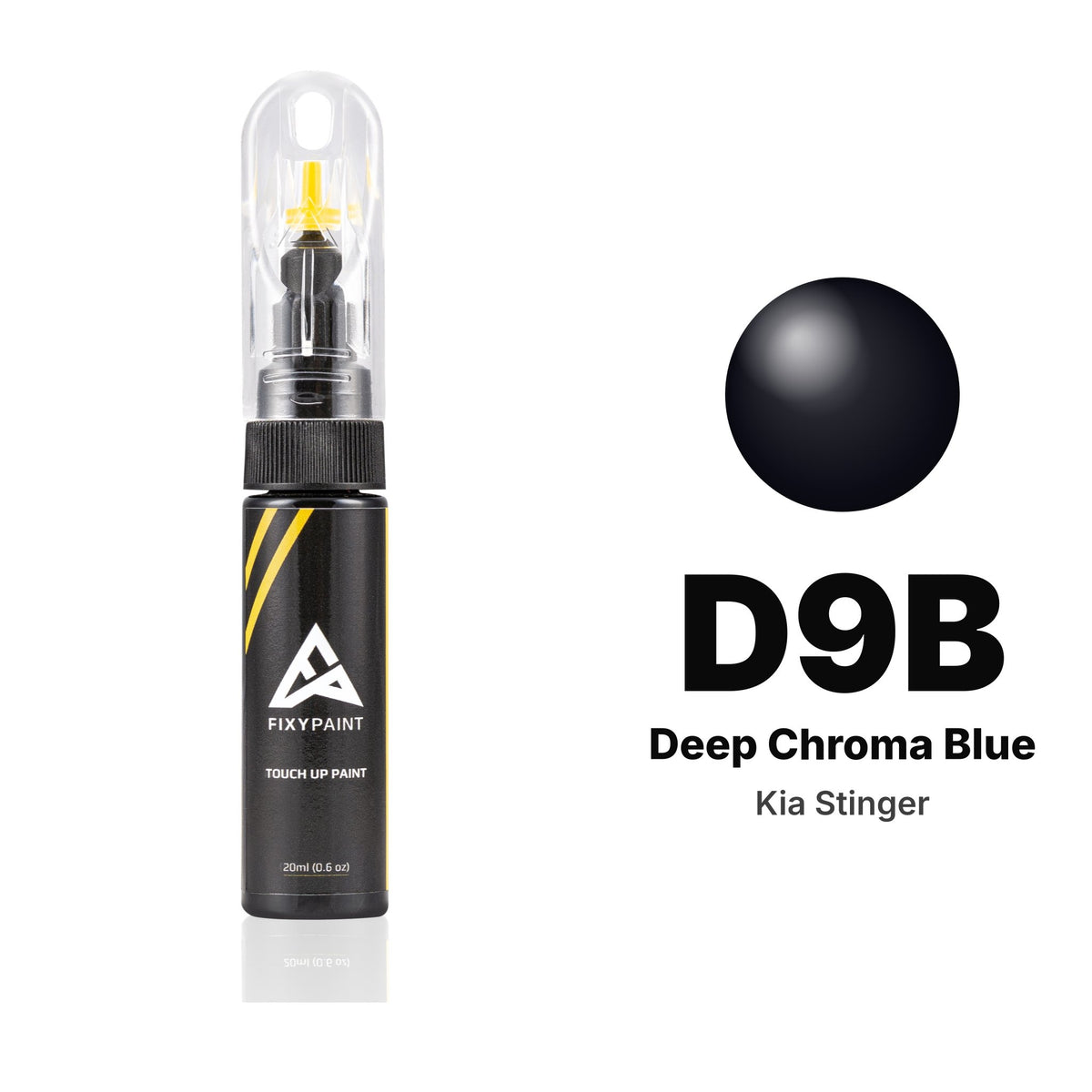 Kia Stinger D9B Deep Chroma Blue touch-up paint, Basic kit