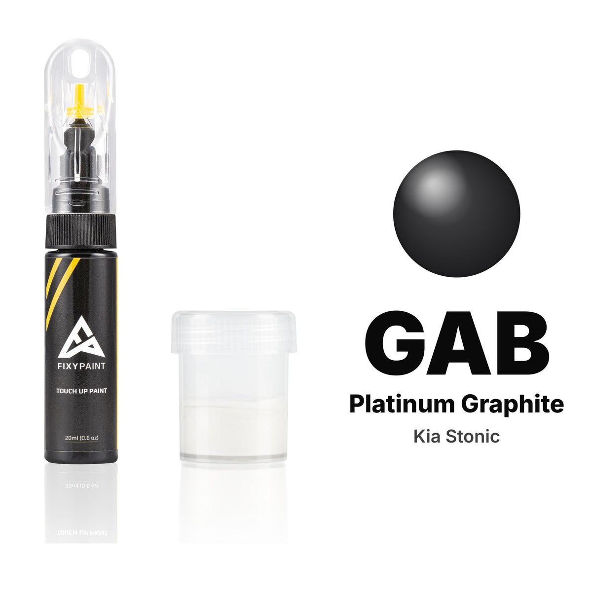 Pintura de retoque para Kia Stonic – GAB Platinum Graphite (2018–2020), kit Estándar