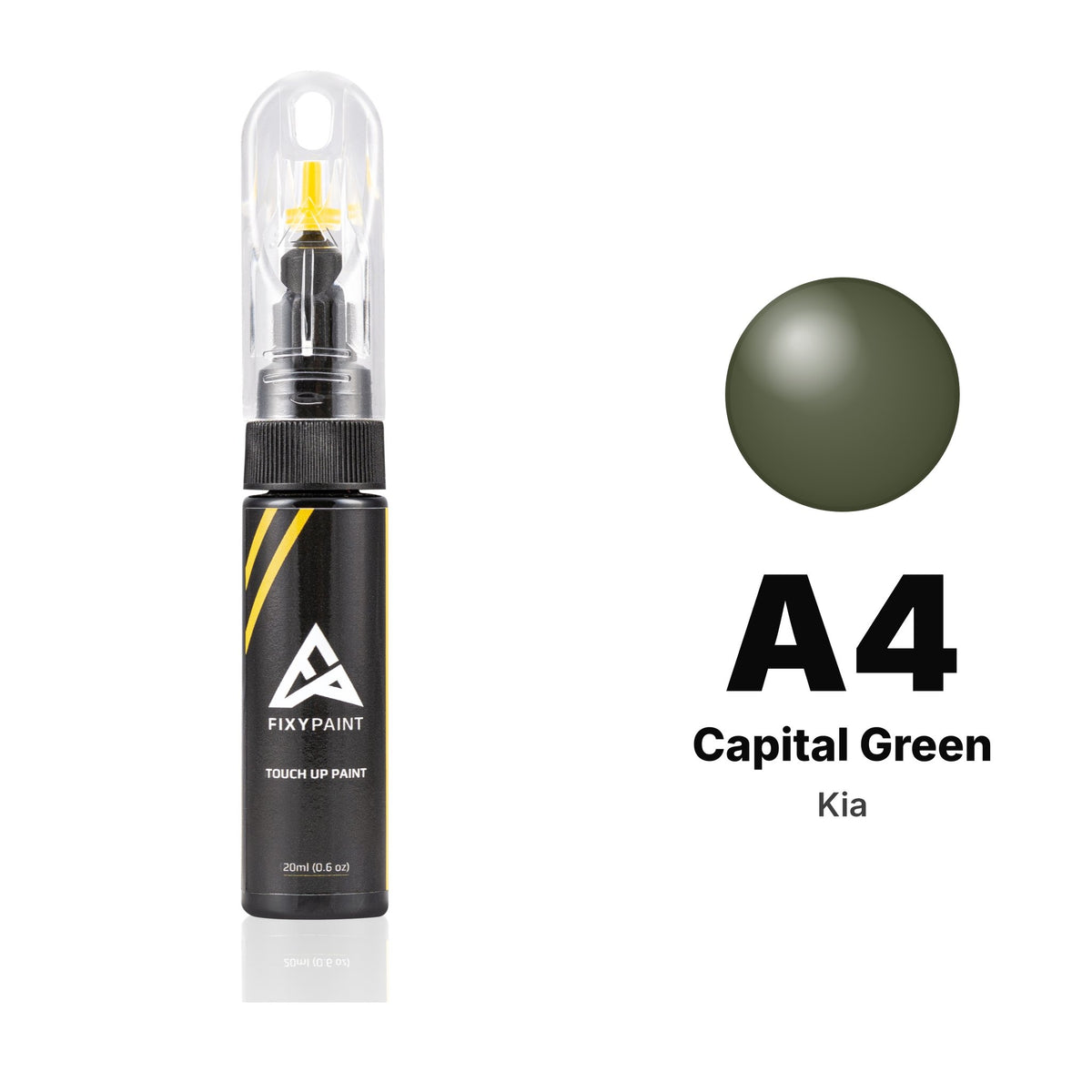 Lackstift für Kia – A4 Capital Green (alle Modelle, 1992), Set Basis