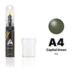 Lackstift für Kia – A4 Capital Green (alle Modelle, 1992), Set Standard