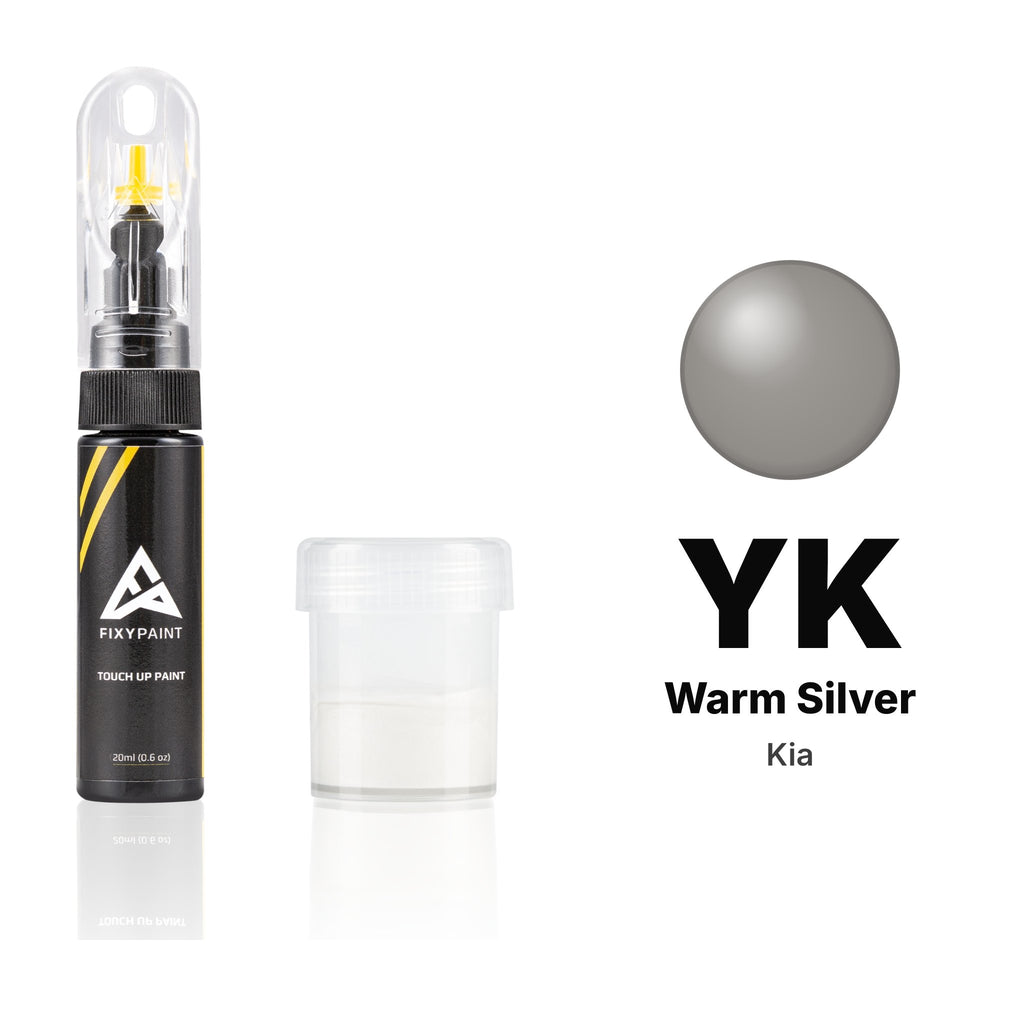 Peinture de retouche pour Kia – YK Warm Silver (tous modèles, 1997–2004), kit Standard