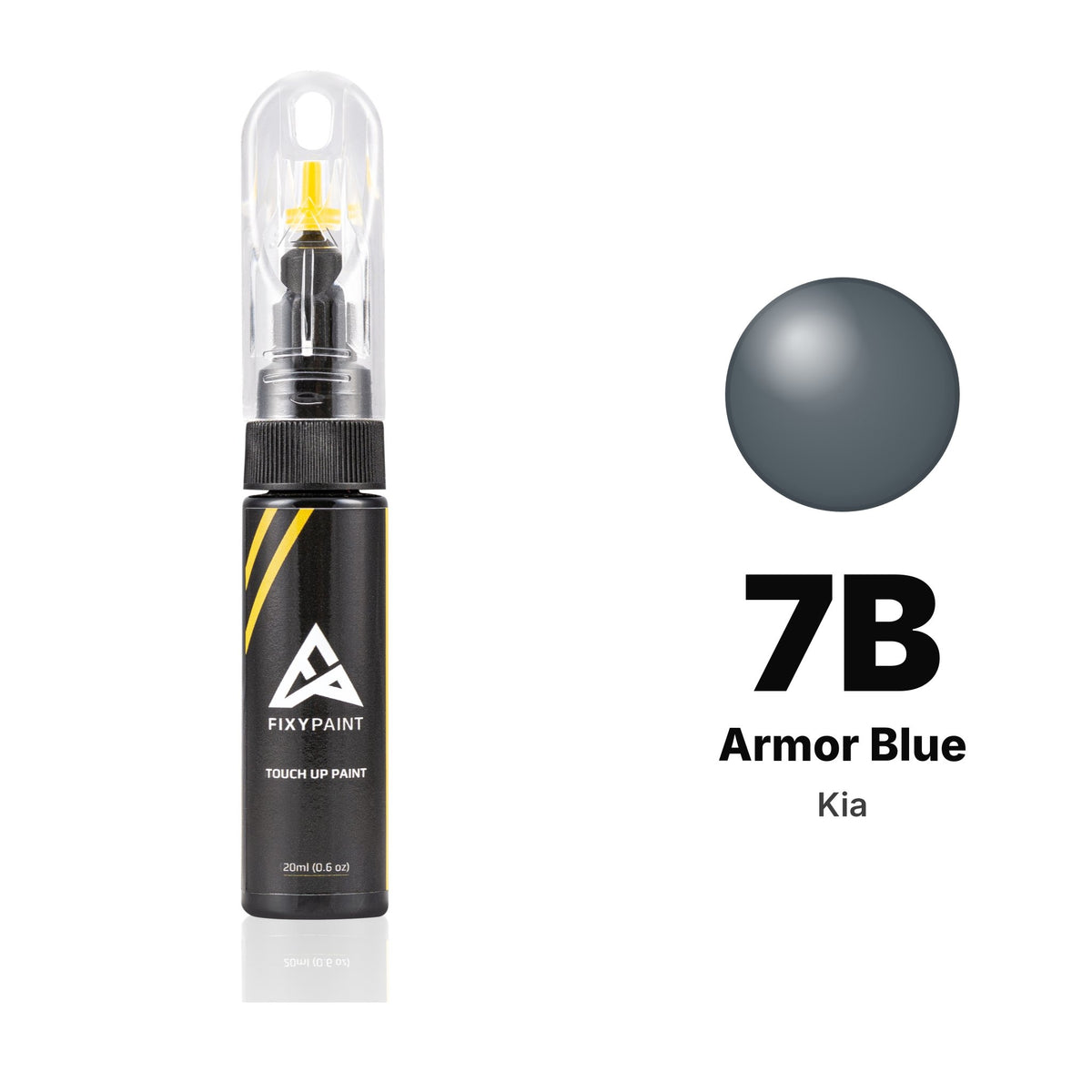 Kia 7B Armor Blue touch-up paint, Basic kit