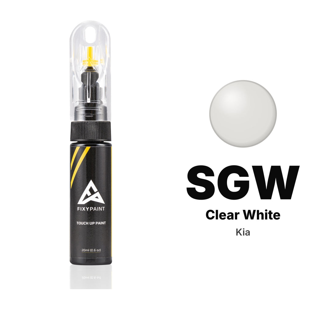 Lackstift für Kia – SGW Clear White (alle Modelle, ab 2017), Set Basis