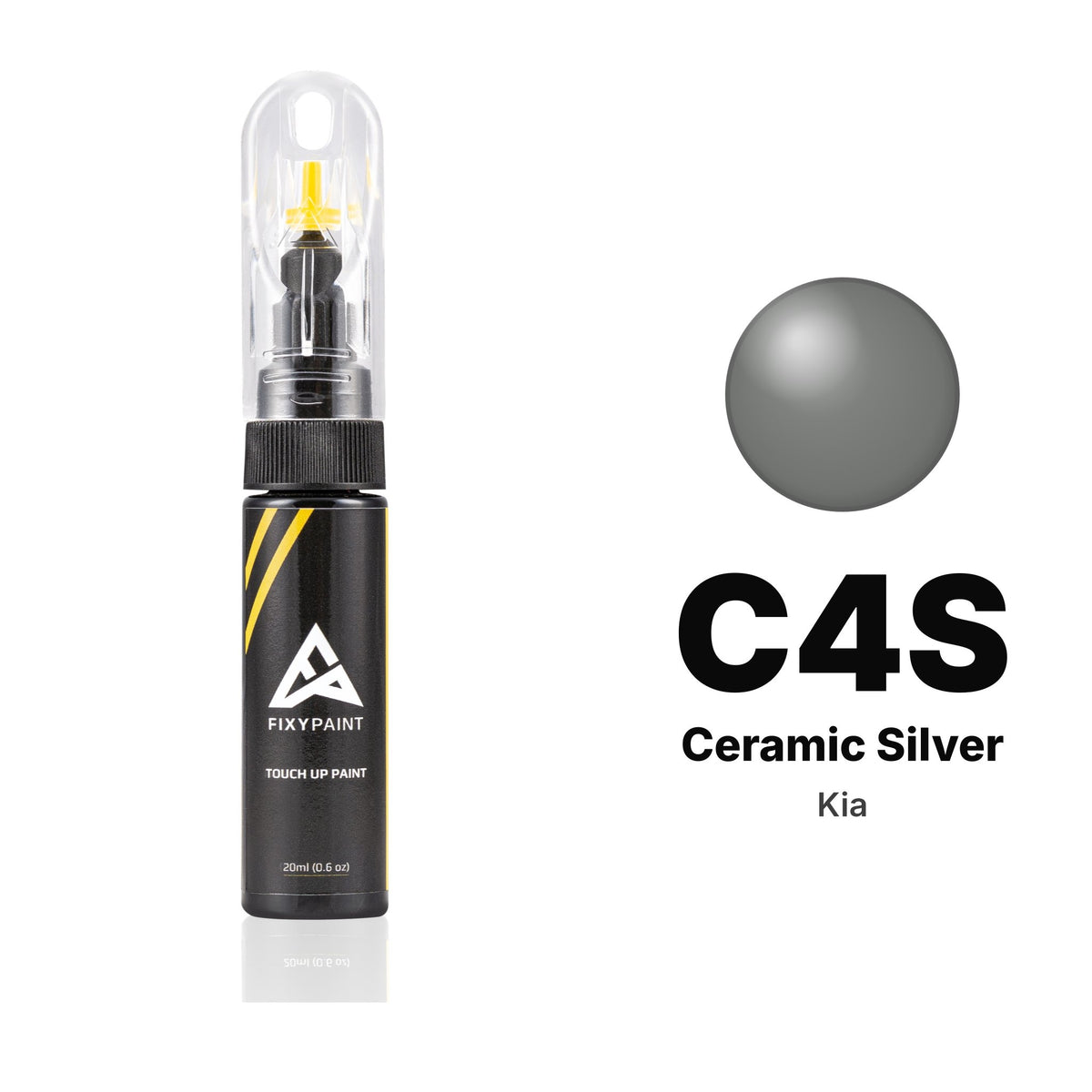 Kia C4S Ceramic Silver touch-up paint, Basic kit