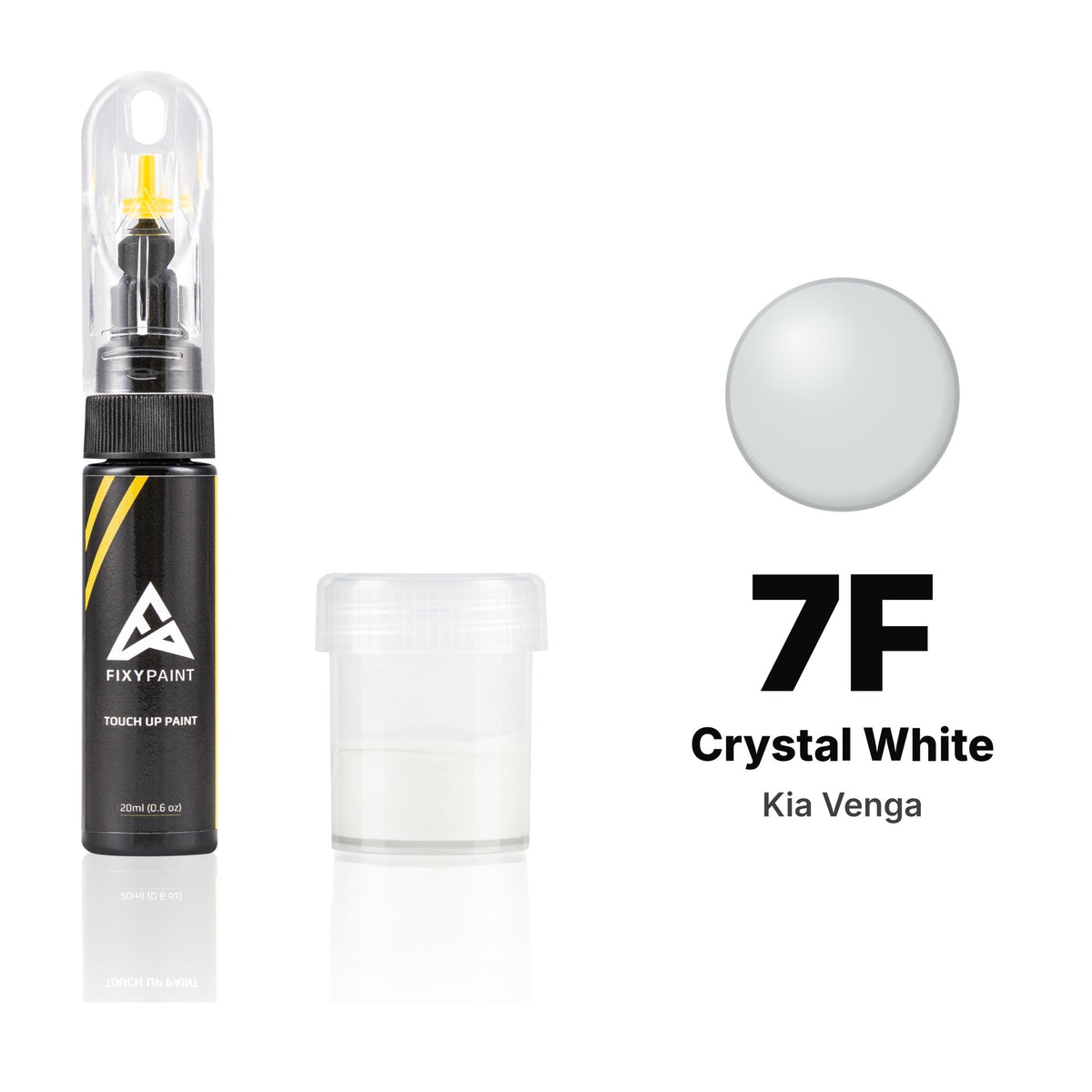 Touch-up paint for Kia Venga 7F Crystal White, Standard kit