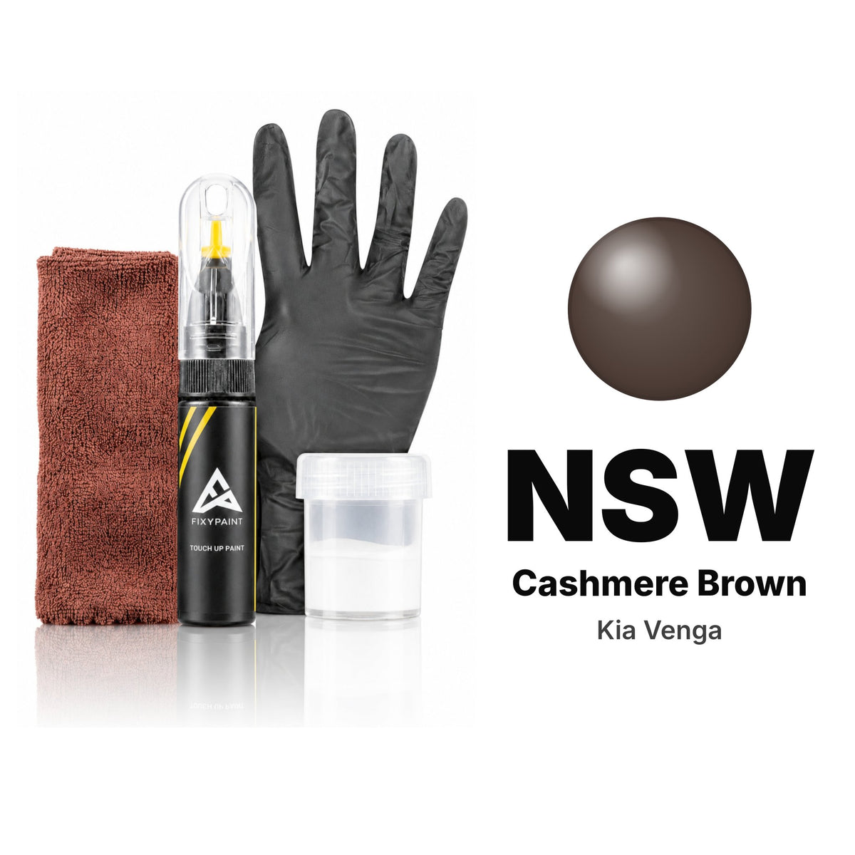 Touch-up paint for Kia Venga NSW Cashmere Brown, Complete kit