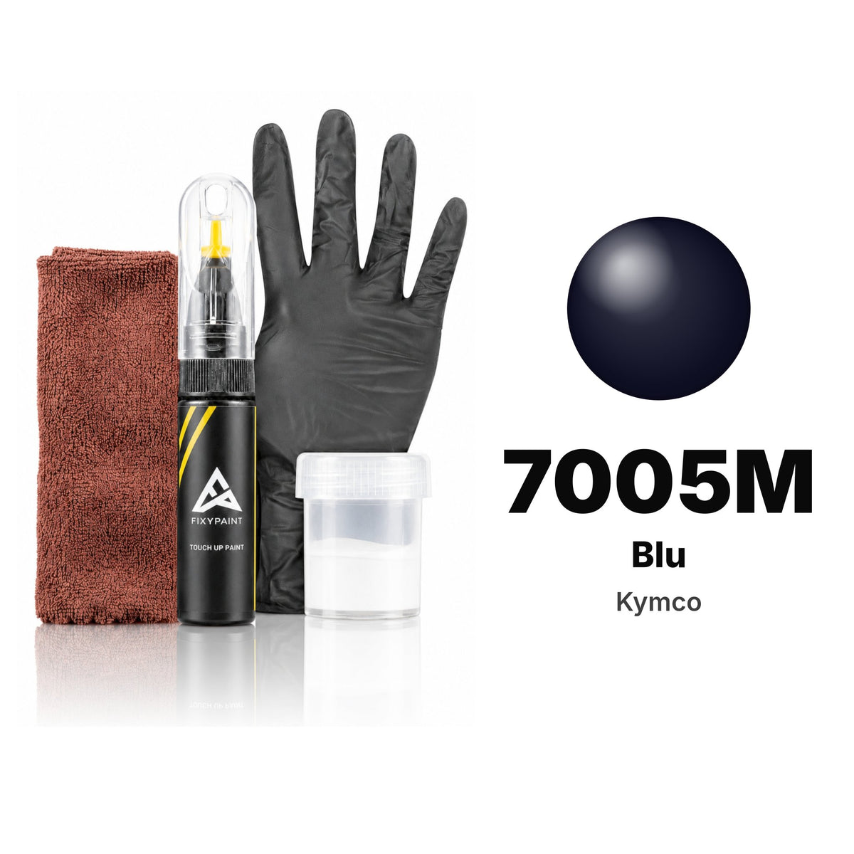 Touch-up paint for Kymco 7005M Blu, Complete kit