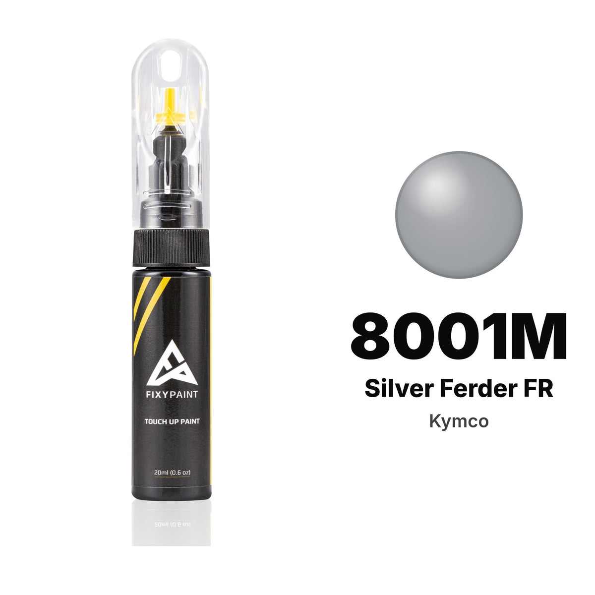 Touch-up paint for Kymco 8001M Silver Ferder FR, Basic kit