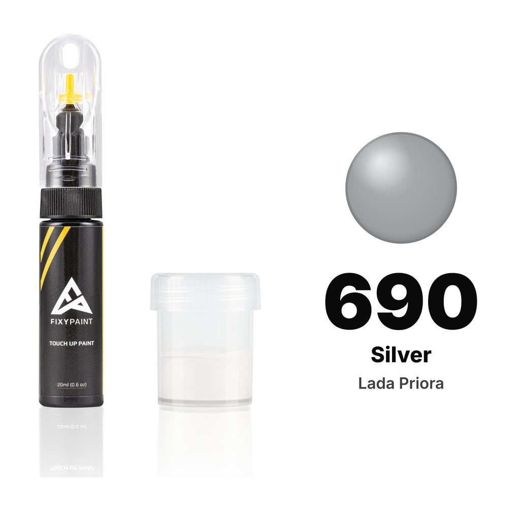 Touch-up paint for Lada Priora 690 Silver, Standard kit